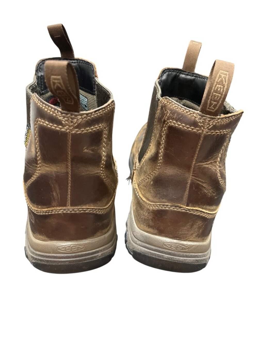 keen warm mens brown leather waterproof thermal ankle boos sz 8.5 SKU 10-794 - Picture 9 of 16